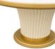 Michael Amini® Scotts Square Light Champagne Round Dining Table-2