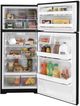 GE® 28" 16.6 Cu. Ft. ENERGY STAR® Black Top Freezer Refrigerator-4