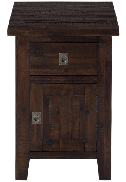 Jofran Inc. Kona Grove Deep Chocolate Cabinet Chairside Table-0