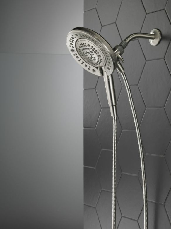 Delta Universal Showering In2ition® Spotshield Brushed Nickel 7-Setting 2-in-1 Shower-3