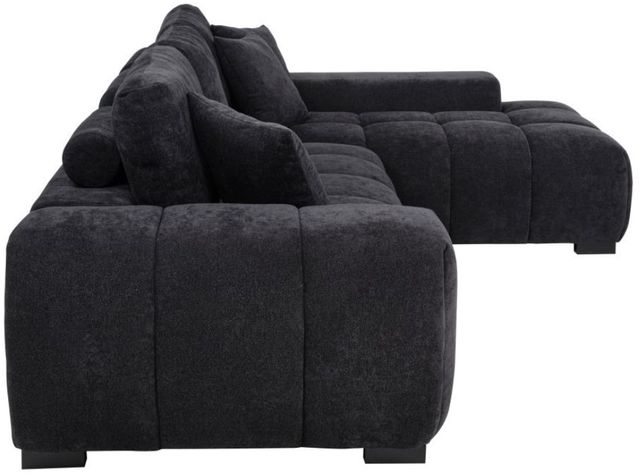 Coaster® Octavia Black 2-Piece L-Shaped Sectional and Chaise-2
