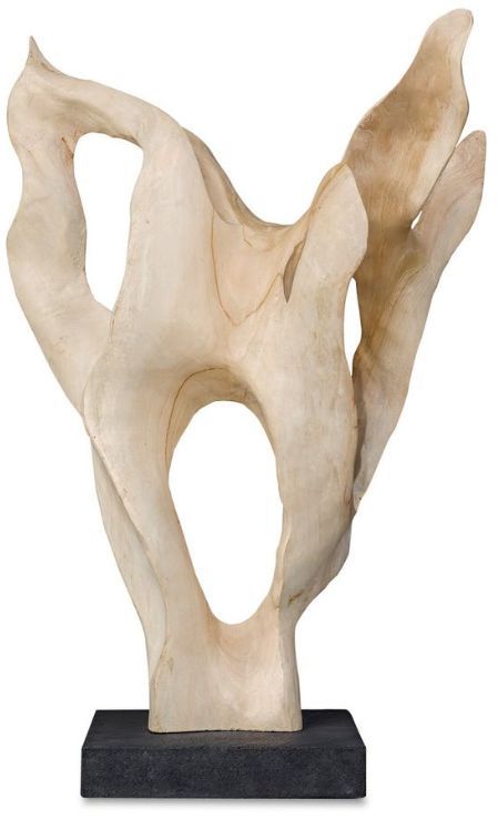 Uttermost® Hollow Form Bleached Teak Indoor-Outdoor Sculpture-2