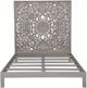 Porter International Designs Mandala Gray Queen Panel Bed-1