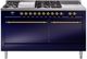 Ilve® Nostalgie II Series 60" Midnight Blue Pro Style Dual Fuel Range-0