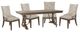 Liberty Furniture Americana Farmhouse 5-Piece Dusty Taupe Trestle Dining Set-0