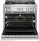 JennAir® NOIR™ 36" Stainless Steel Pro Style Natural Gas Range-1