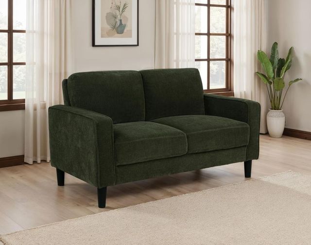 Coaster® Ruth Matcha Upholstered Loveseat-1