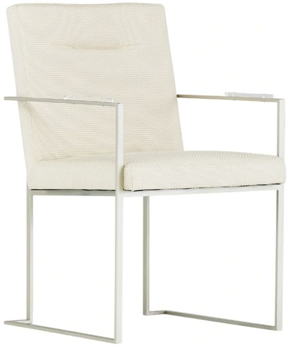 Michael Amini® Laguna Ridge Brushed Silver/Champagne Arm Chair-0