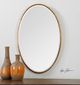 Uttermost® Herleva Gold Oval Mirror-1
