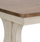 Liberty Furniture Farmhouse Reimagined Chestnut Cocktail Table with Antique White Base-4