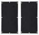 ACME Furniture Chafik 2-Piece Chrome/Natural Oak Accent Mirror Set-1