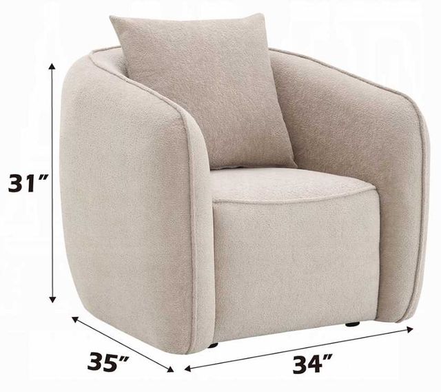 ACME Furniture Keith Beige Chair-2