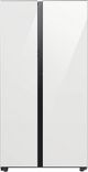 Samsung Bespoke 22.6 Cu. Ft.  White Glass Counter Depth Side-by-Side Refrigerator-0