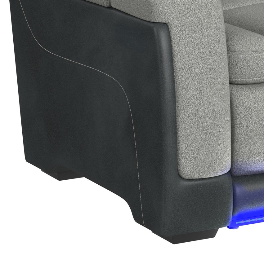 Elements International Lantana Power Motion Reclining Loveseat - Thumbnail 5