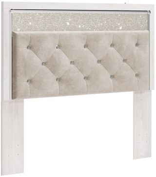 Signature Design by Ashley® Altyra Beige/White Queen Upholstered Panel Headboard