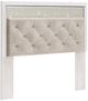 Signature Design by Ashley® Altyra Beige/White Queen Upholstered Panel Headboard-0