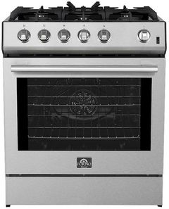 FORNO® Leonardo 30" Stainless Steel Slide In Gas Range