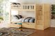 Homelegance® Bartly Natural Pine Youth Twin/Twin Step Storage Bunk Bed-1