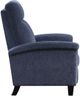 Mazin Furniture Weiser Blue Push Back Reclining Chair-3