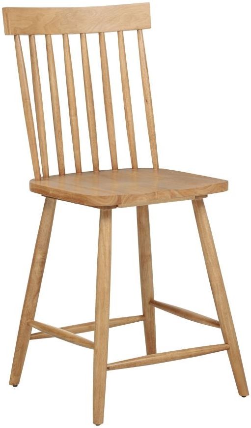 Coaster® Andrews 5-Piece Light Ash Round Counter Height Dining Set-4