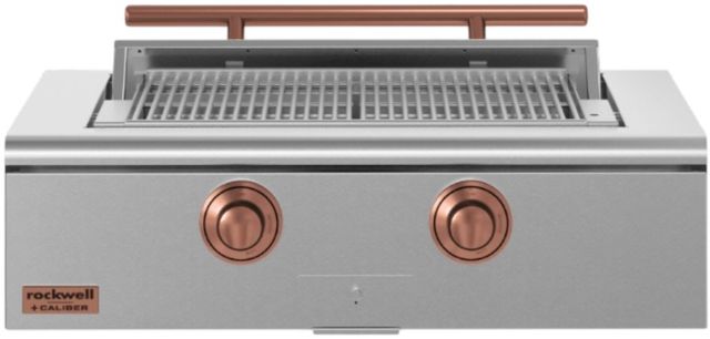 Caliber™ Rockwell 2-Burner Stainless Steel Built-In Natural Gas Grill with Copper Hardware-0