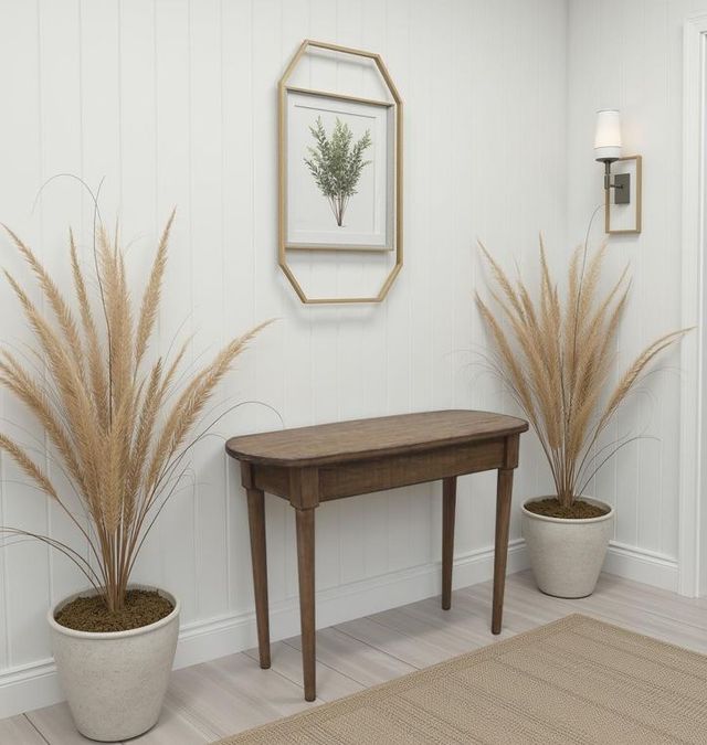 Nest Home Collections Talia Antique Natural Console Table   -1
