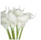 A & B Home White 13'' Faux Cala Lily-2