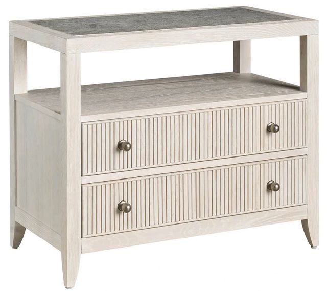 Universal Explore Home™ Avaline White 2-Drawer Carmen Nightstand-0
