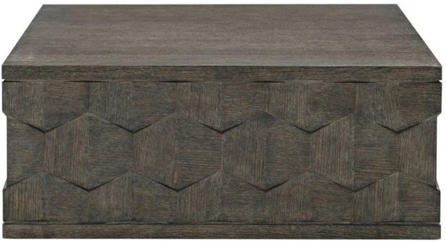Bernhardt Linea Cerused Charcoal Square Cocktail Table-2