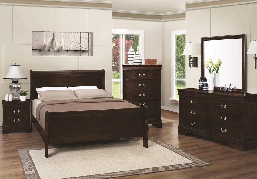 Coaster Louis Philippe Sleigh Bed - Thumbnail 3