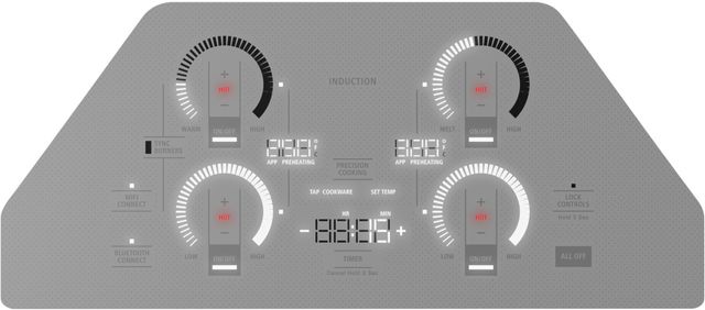 Monogram® 30" Silver Induction Cooktop-1
