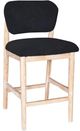 Nest Home Collections Hayder Himalaya Black/Natural Counter Stool-0