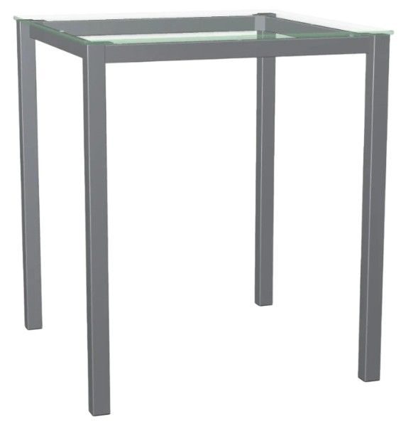 Amisco Customizable Carbon Glass Top Bar Height Dining Table-0