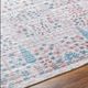 Surya Nolita Aqua/Burgundy/Taupe 4'x6' Area Rug-2