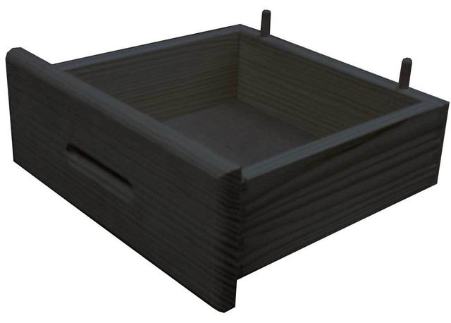 Crate Designs™ Furniture Espresso Night Table Drawer-0