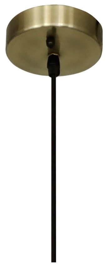 Moe's Home Collection Sol Antique Brass/White Pendant Light-2