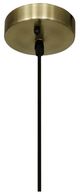 Moe's Home Collection Sol Antique Brass/White Pendant Light-2