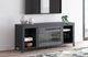 Signature Design by Ashley® Cayberry Black 60" TV Stand with Electric Fireplace-0