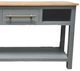 Million Dollar Rustic Harbor Brown Sofa Table with Gray Base-1
