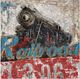 Crestview Collection Locomotive Metal Blue/Red Wall Art -0