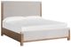 Magnussen Home® Westbourne Dark Umber/Milo Ivory King Upholstered Panel Bed-0