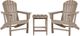 Signature Design by Ashley® Sundown 3-Piece Grayish Brown Outdoor Seating Chair Set-0