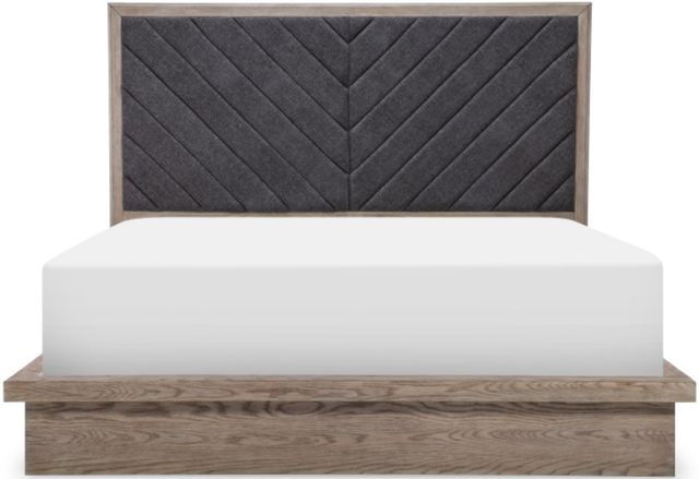 Legacy Classic Halifax Flax/Java Queen Upholstered Panel Bed-2