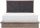Legacy Classic Halifax Flax/Java Queen Upholstered Panel Bed-2