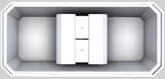 Vent-A-Hood® Designer Series 66" White Island Range Hood-1