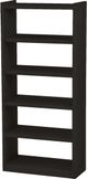 Crate Designs™ Furniture Espresso Open Back Bookcase-0