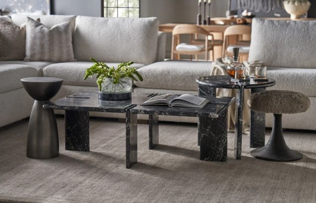 Universal Explore Home™ New Modern Magnus Black End Table-4