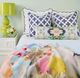 Laura Park Designs Brushstrokes Navy Decorative Pillow-2