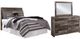 Benchcraft® Derekson 3-Piece Multi Gray Full Panel Headboard Bed Set-0