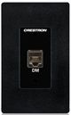 Crestron® Media Presentation Wall Plate-Black-0